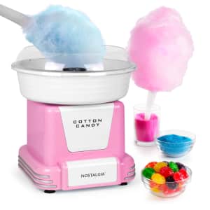 Nostalgia Retro Hard & Sugar-Free Candy Cotton Candy Maker for $79