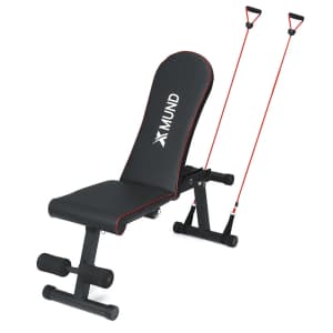 Xmund Multifunction Adjustable Weight Bench for $46 Xmund Multifunction Adjustable Weight Bench for $46