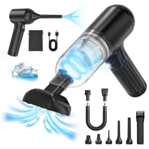 OGMAPLE 150W Cordless Handheld Vacuum and Air Duster for $27