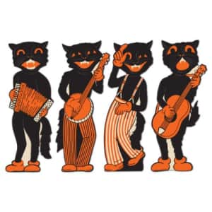 Beistle Party Supplies, 17", Black/Orange/White for $18
