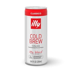 Illy Ready to Drink Coffee CLASSICO Cold Brew, Authentic Italian Coffee, Made with 100% Arabica for $30