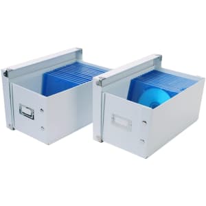 Snap-N-Store Blu-Ray / DVD Storage Box 2-Pack for $15
