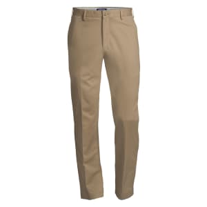 Lands' End Men's Tailored Fit No Iron Chino Pants for $16 Lands' End Men's Tailored Fit No Iron Chino Pants for $16
