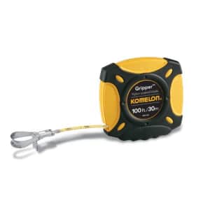 Komelon 9901IM Gripper Closed Case Long Tape Measure Inch/Metric Scale with Nylon Coated Steel for $41