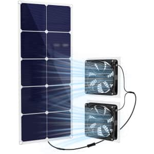 30W Solar Panel Fan Kit for $42