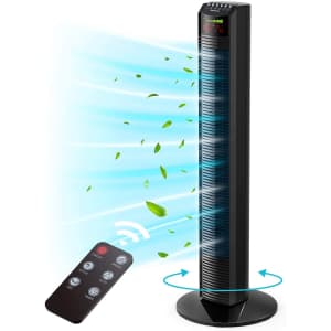 HomeTech Homech 36" 3-Speed Tower Fan for $80
