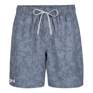 Under Armour Men's Standard Compression Lined Volley, Swim Trunks, Shorts with Drawstring Closure & for $38