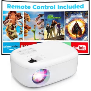 Mini Outdoor 720p Movie Projector for $60