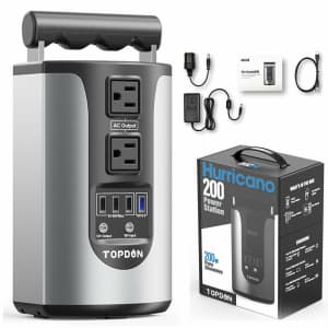 Topdon 200W Portable Power Station for $110 Topdon 200W Portable Power Station for $110