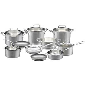 Cuisinart 16-Piece Professional Stainless Cookware Set for $139