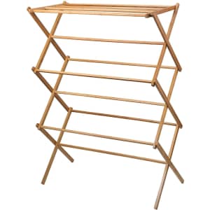 Home-It Bamboo Clothes Drying Rack for $45
