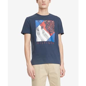 Tommy Hilfiger Men's Sport Short Sleeve Graphic T Shirt, Navy, XXL for $15 Tommy Hilfiger Men's Sport Short Sleeve Graphic T Shirt, Navy, XXL for $15