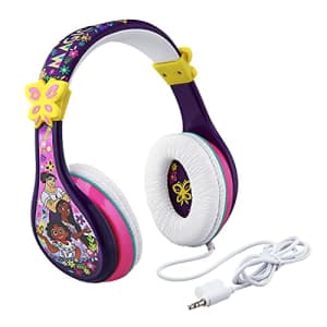 eKids Disney Encanto Headphones for Kids, Wired Headphones Includes Headphone Splitter for $14