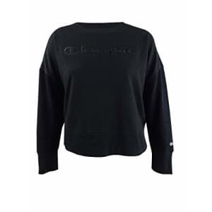 Champion Womens Plus Activewear Fitness Sweatshirt Black 1X for $29