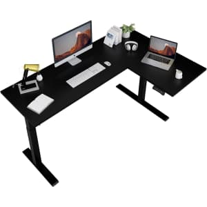 Flexispot Pro Corner Dual-Motor Electric Standing Desk for $300