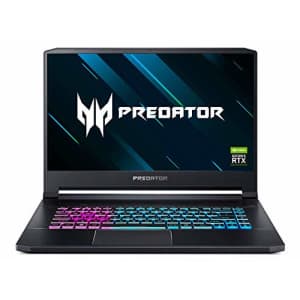 Acer Predator Triton 500 Thin & Light Gaming Laptop, Intel Core i7-9750H, GeForce RTX 2060 with for $1,195