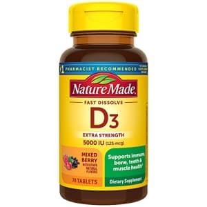 Nature Made Extra Strength Vitamin D3 5000 IU (125 mcg), Vitamin D Supplement for Bone, Teeth, for $14