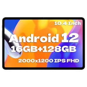 TECLAST Android 12 Tablet 10.4 inch Tablet, T40S 16GB+128GB Tablet with 1TB Expand, 8 Core for $130