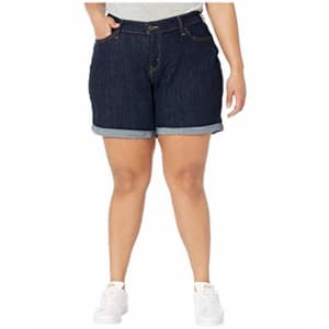Levi's Women's Plus-Size New Shorts, Royal Rinse, 36 (US 16) for $15 Levi's Women's Plus-Size New Shorts, Royal Rinse, 36 (US 16) for $15