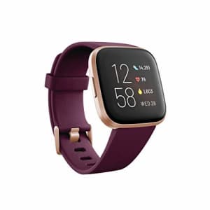 Fitbit Versa 2 Health and Fitness Smartwatch with Heart Rate, Music, Alexa Built-In, Sleep and Swim for $180