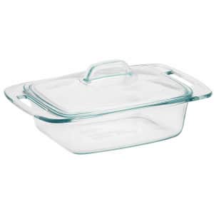 Pyrex 2-Qt. Easy Grab Glass Casserole Dish with Cover for $12 Pyrex 2-Qt. Easy Grab Glass Casserole Dish with Cover for $12