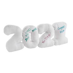 Fun Express 2021 Plush Autograph Graduation Gift - Almost 2 feet Long - Grad Supplies and Party Decor for $22 Fun Express 2021 Plush Autograph Graduation Gift - Almost 2 feet Long - Grad Supplies and Party Decor for $22