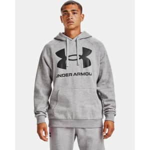 Under Armour Men's UA Rival Fleece Big Logo Hoodie for $20
