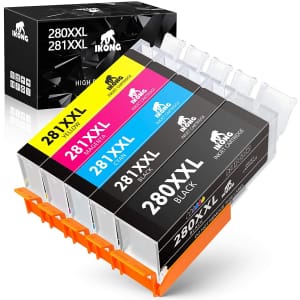 Ikong Canon 280/281 XXL Replacement Ink 5-Pack for $13 Ikong Canon 280/281 XXL Replacement Ink 5-Pack for $13