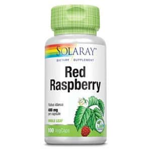 Solaray Red Raspberry Leaves Capsules, 400 mg | 100 Count for $10