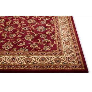 Well Woven Barclay Sarouk Red Traditional Area Rug 5'3" X 7'3" for $72