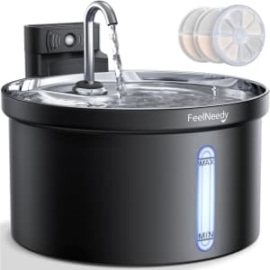 3.5L 4,000mAh Wireless Cat Water Fountain w/ Motion Sensor for $24 3.5L 4,000mAh Wireless Cat Water Fountain w/ Motion Sensor for $24