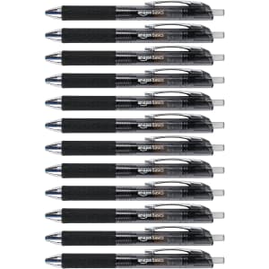 Amazon Basics Retractable Gel Pens 12-Pack for $7