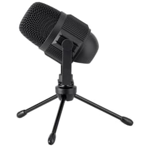 Monoprice USB Large Condenser Microphone w/ Stand for $12