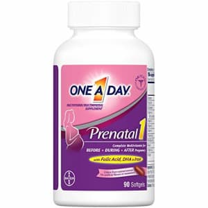 One A Day Women's Prenatal 1 Multivitamin, Supplement for Before, During, and Post Pregnancy, for $34