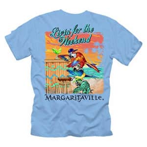 Margaritaville Cargo Margaritaville Men's Livin' for The Weekend Graphic Short Sleeve T-Shirt, Light Blue, Small for $22 Margaritaville Cargo Margaritaville Men's Livin' for The Weekend Graphic Short Sleeve T-Shirt, Light Blue, Small for $22