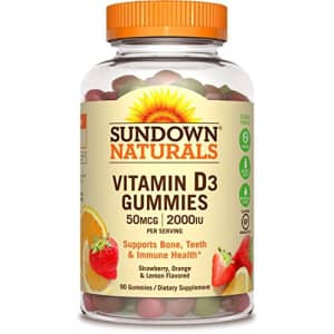 Sundown Vitamin D3 2000 IU Gummies, 90 Count for $8 Sundown Vitamin D3 2000 IU Gummies, 90 Count for $8