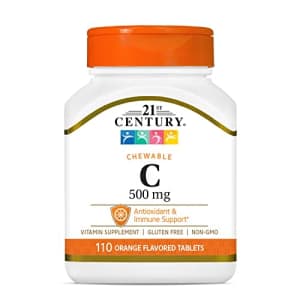21st Century Vitamin C 500 mg Chewable Tablets, Orange, 110 Count for $12