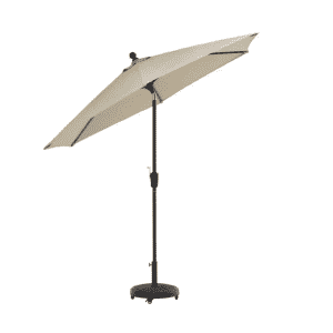 Home Decorators Collection 9-Foot Auto Tilt Patio Umbrella for $95