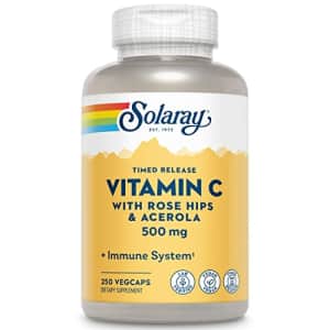 SOLARAY Vitamin C w/Rose Hips & Acerola | 500mg | Two-Stage, Timed-Release Healthy Immune Function, for $20
