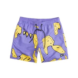 NEFF Men's Standard Daily Hot Tub Board Shorts for Swimming, Purple Meltdown, X-Large for $29