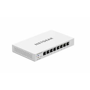 NETGEAR Insight Managed 8-port Gigabit Ethernet 64 W PoE+ Smart Cloud Switch with NETGEAR FlexPoE for $75