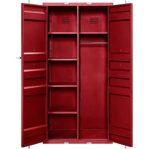 Acme Furniture Cargo Double Door Metal Wardrobe for $450 Acme Furniture Cargo Double Door Metal Wardrobe for $450