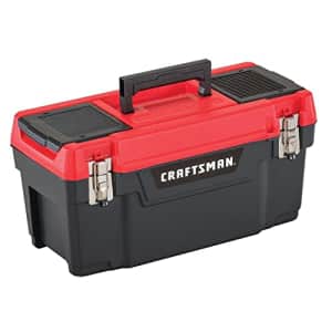 CRAFTSMAN Tool Box, Tool Storage, Lockable, Black, 25 Inch (CMST25901) for $53