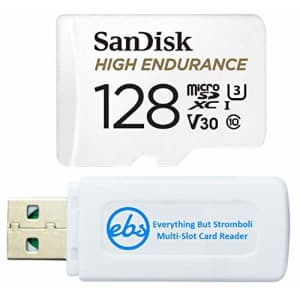 SanDisk 128GB High Endurance Video Card MicroSDXC for Dash Cams Works with Garmin Mini, 56, 66W for $17