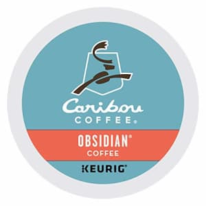 Caribou Coffee Obsidian, Single-Serve Keurig K-Cup Pods, Medium Roast Coffee, 72 Count for $46