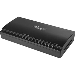 Rosewill 8 Port Gigabit Network Switch / ethernet switch / Desktop Switch with 9K Jumbo frame and for $50