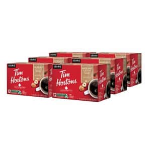 Tim Hortons Hazelnut Flavored, Medium Roast Coffee, Single-Serve K-Cup Pods Compatible with Keurig for $48