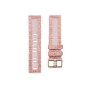 Fitbit Versa Family Accessory Band, Official Fitbit Product, Woven Reflective, Pink, Large for $32 Fitbit Versa Family Accessory Band, Official Fitbit Product, Woven Reflective, Pink, Large for $32