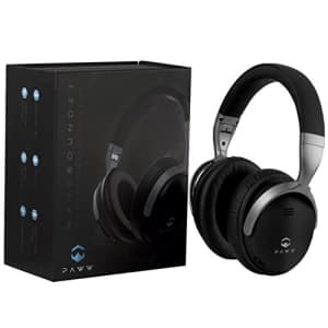 Paww WaveSound 2.1 Wireless Bluetooth 4.2 Over-The-Ear Foldable Headphones/Headset with Mic, aptX for $128