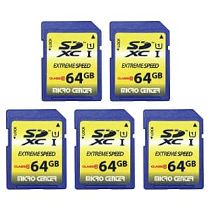 Inland 64GB Class 10 SDXC Flash Memory Card Full Size SD Card USH-I U1 Trail Camera Memory Card by Micro for $40